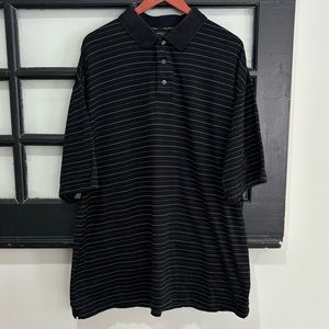 Gary Player Cotton Polo Golf Shirt Size XXL Big & Tall Black Casual Comfort